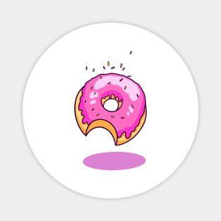 Donut With Pink Glaze Magnet